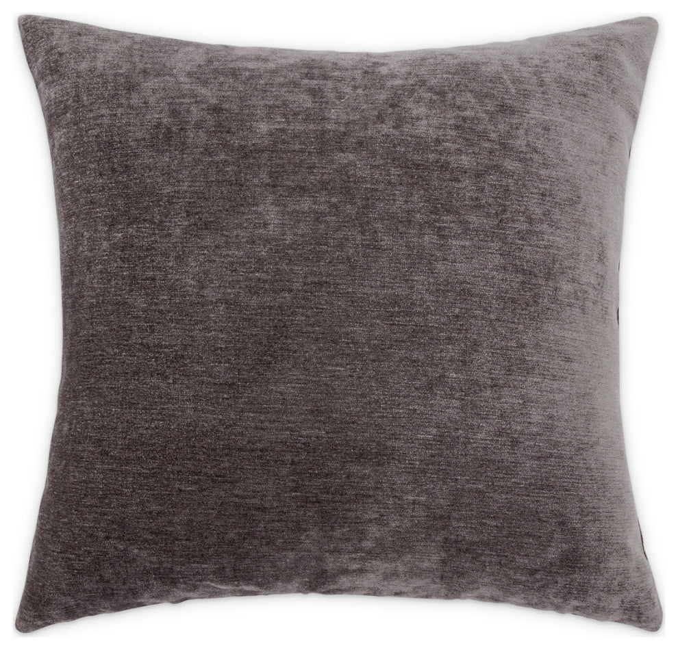 GLAMtastic Sparkle 20" Square Pillow, Set of 2, Silver