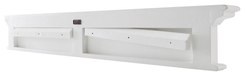 NovaSolo Halifax 6-Hook Coat Rack in Pure White