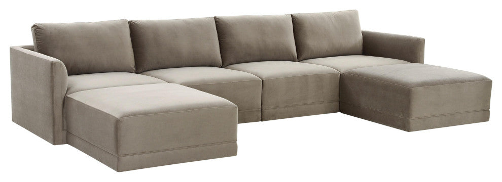 Willow Taupe Modular U Sectional