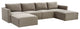 Willow Taupe Modular U Sectional