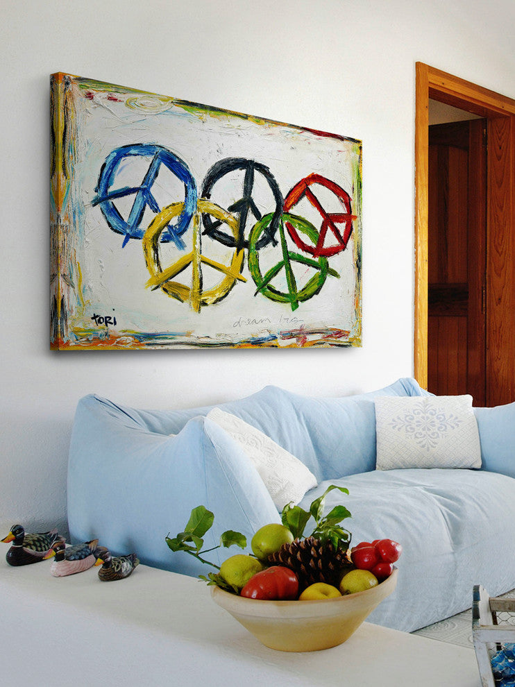 "Dream Big" Painting Print on Canvas by Tori Campisi