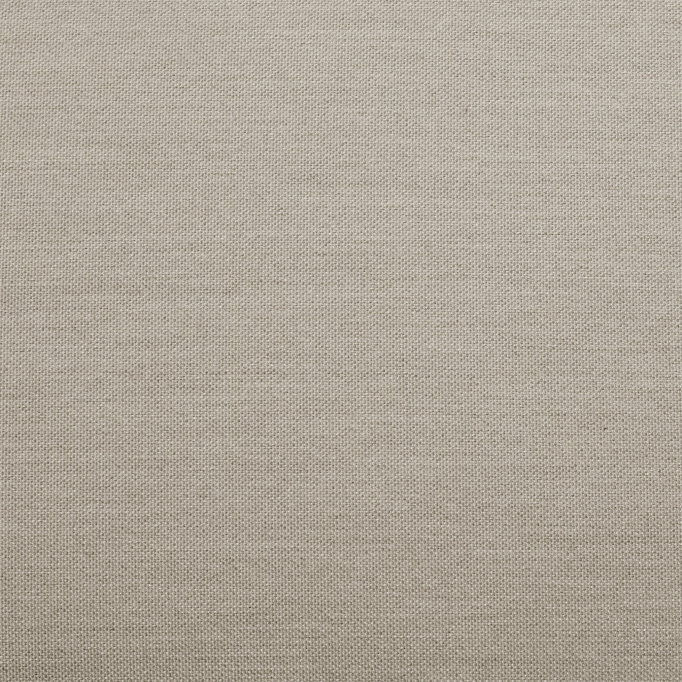 Armen Living Nofi Outdoor Patio Dining Chair in Charcoal Finish with Taupe Cushi