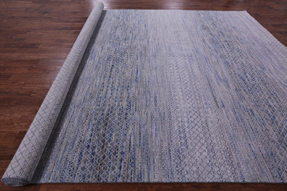 9' 11" X 14' 2" Savannah Grass Handmade Wool Rug - Q13413