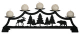 Moose, Fireplace Pillar Candle Holder