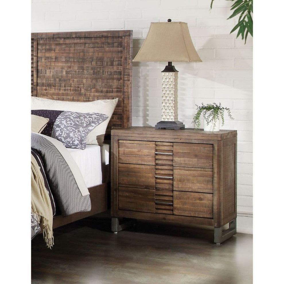 Acme Andria Nightstand Reclaimed Oak
