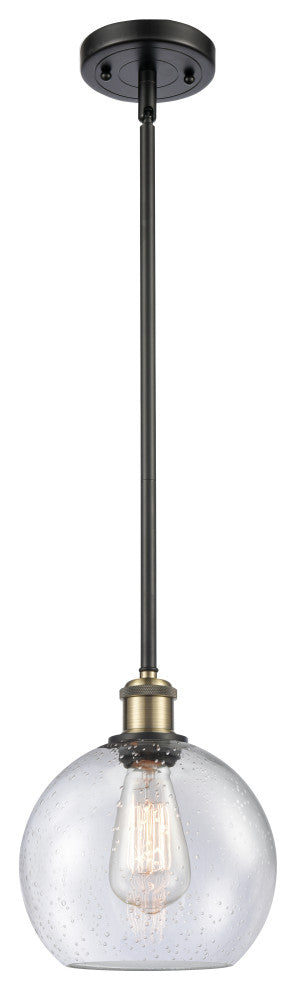 Innovations Lighting 516-1S-BAB-G124-8-LED Athens 1 Light 8" Mini Pendant