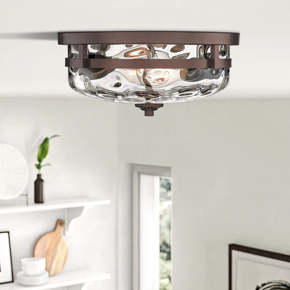 2 Light Ceiling Lighting Fixture, Farmhouse