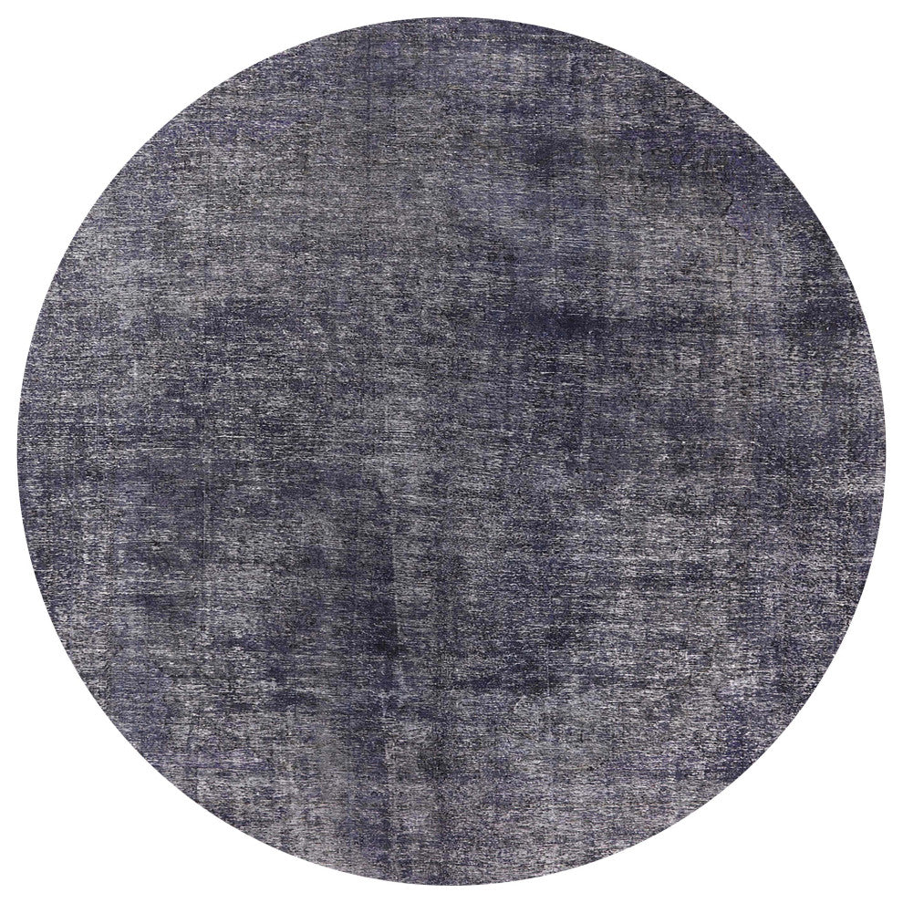 Ahgly Company Indoor Round Mid-Century Modern Area Rugs, 4' Round