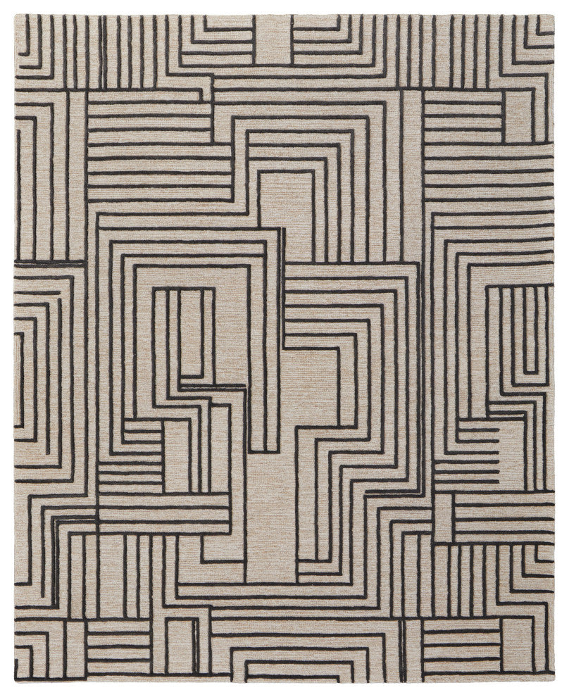 Gansett T8011 Modern/Casual Area Rug, 5'x8'