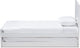 Catalina Modern Mission Style White Wood Platform Bed, Twin With Trundle