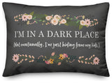 In A Dark Place 14x20 Lumbar Pillow