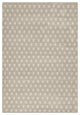 EYELET Soft Tactesse Nylon Area Rug with Anti-Stain Protection, Angora, 5'x8'