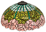 Meyda Lighting 10657 16" Wide Tiffany Cabbage Rose Shade