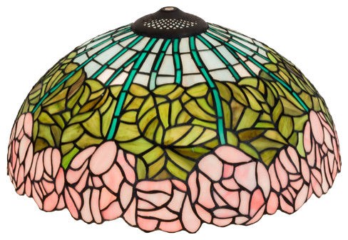 Meyda Lighting 10657 16" Wide Tiffany Cabbage Rose Shade