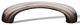 Pewter RKI Contoured Lines Bow Pull, RKICP92P