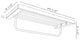 Florence Series Black Bathroom Towel Shelf Rack