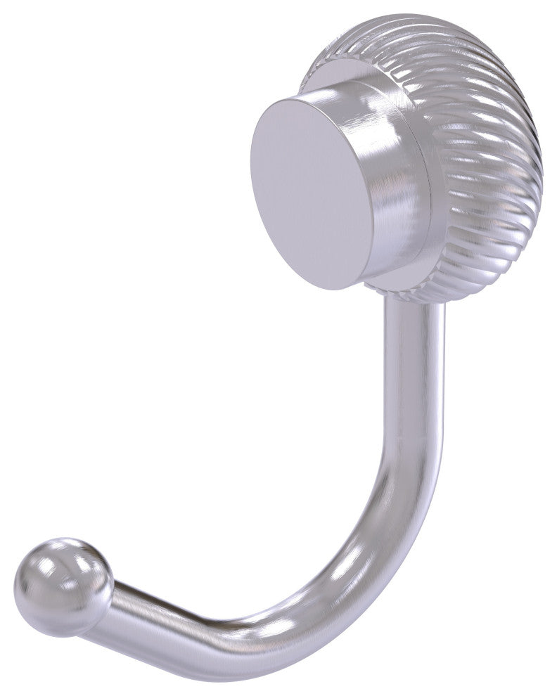Venus Robe Hook With Twist Accents Satin Chrome