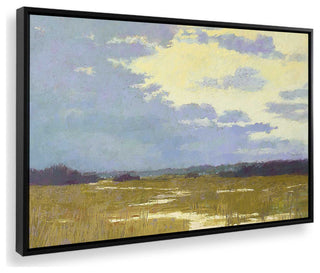 "Lemonade Skies" - A Serene Twilight Canvas Art Print