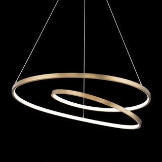 WAC Lighting PD-83128 Marques 28"W LED Abstract Pendant - Aged Brass