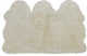3' X 5' Golden Natural Sheepskin Area Rug