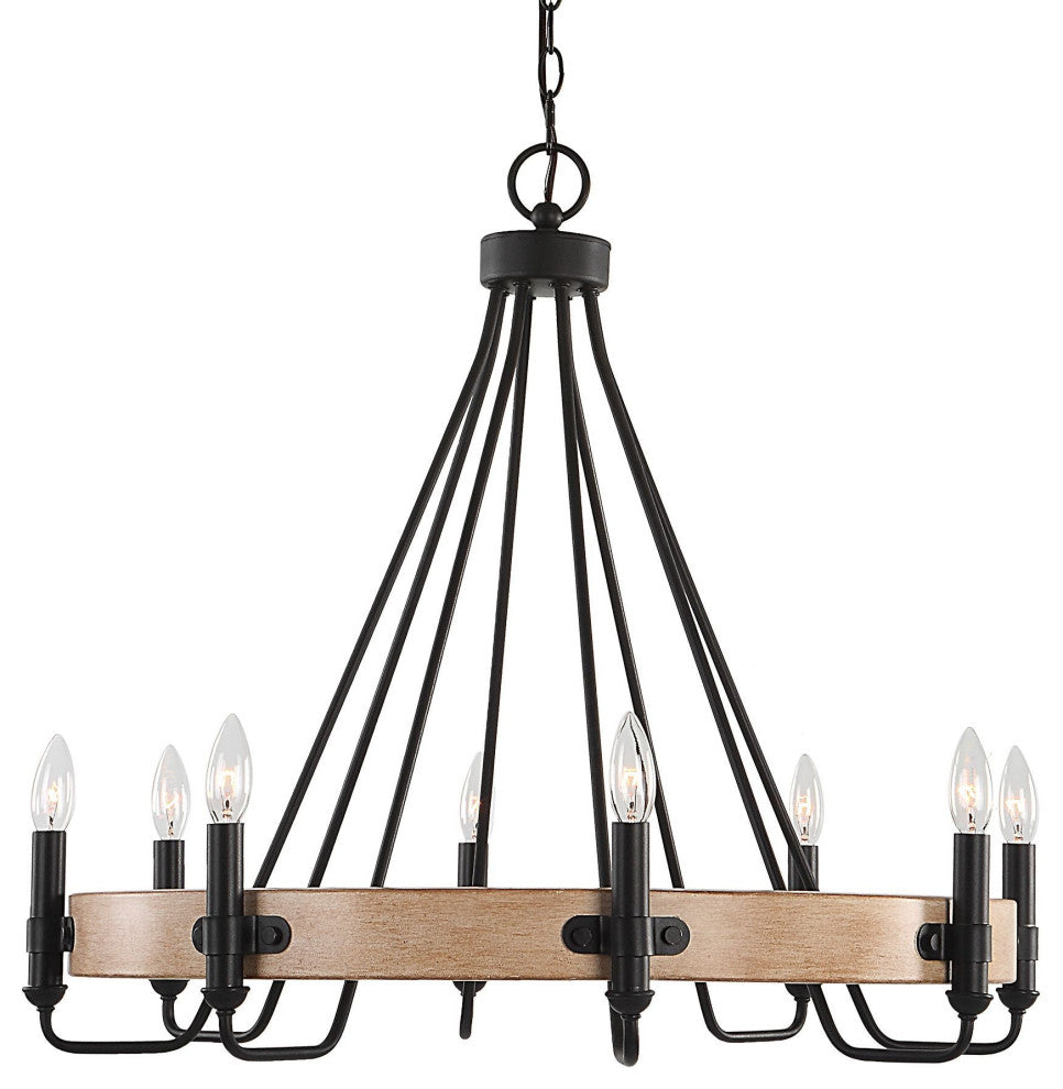 Uttermost Deschutes 8-Light Farmhouse Chandelier