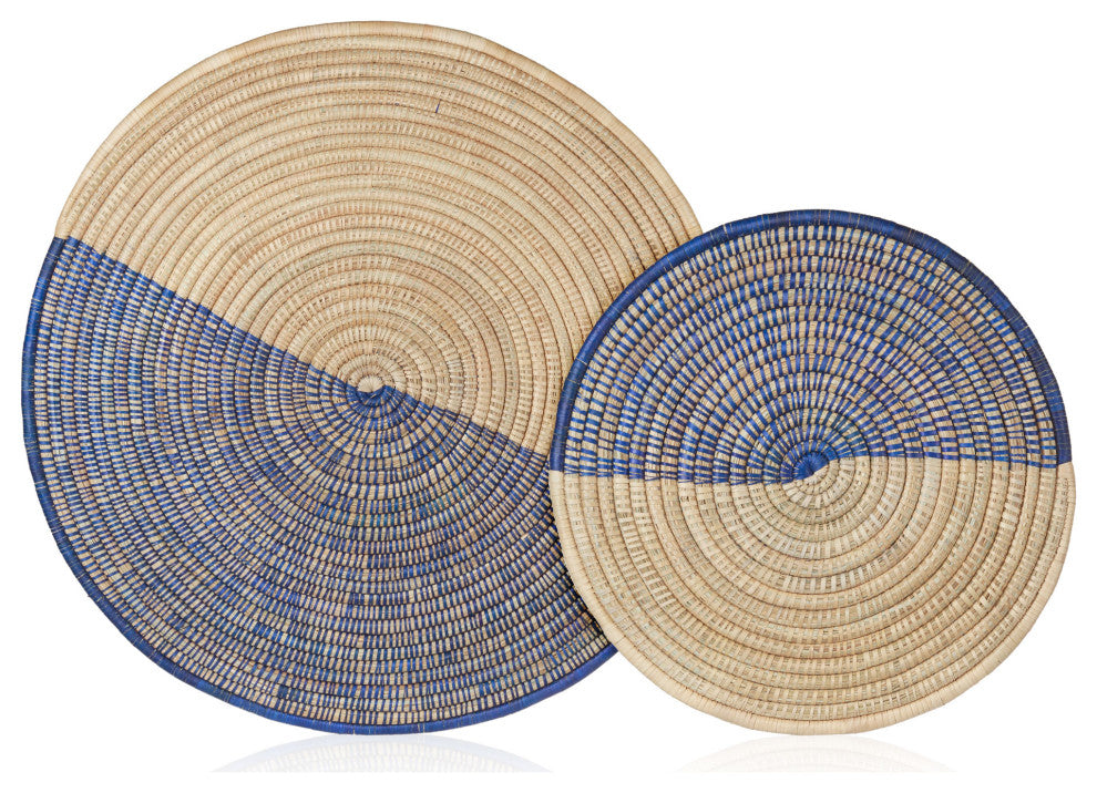 Connecting Shapes Palm Wall Sculpture, Artisan Crafted, Malawi
