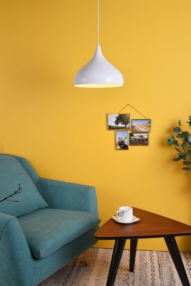 Courtney 1-Light White Pendant