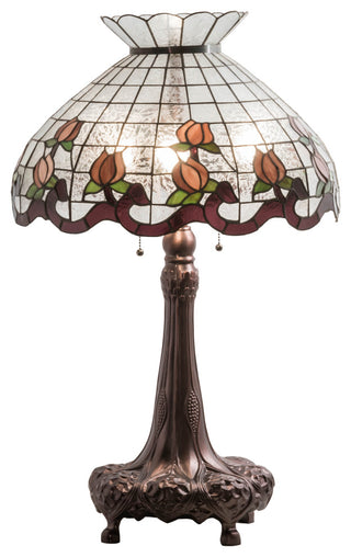 33" High Roseborder Table Lamp
