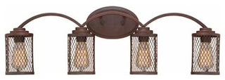 Millennium Lighting Akron Vanity, Rubbed Bronze