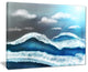 "Blue Sky With Clouds" Landscape Canvas Art Print