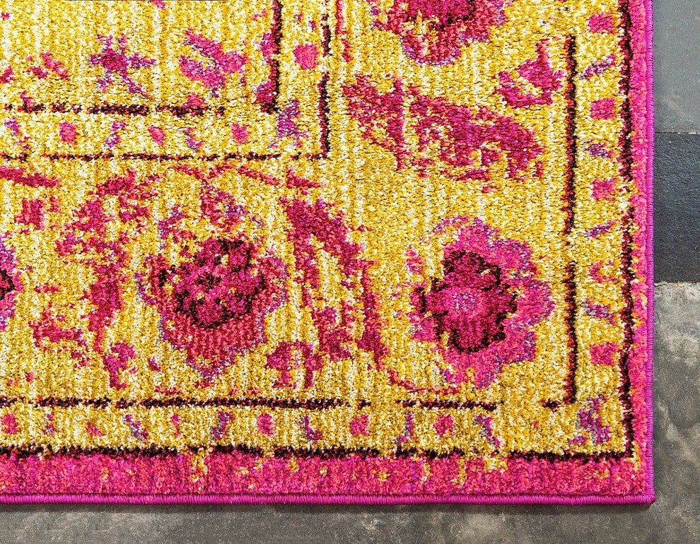 Traditional Dauphine 10'6"x16'5" Rectangle Rose Area Rug