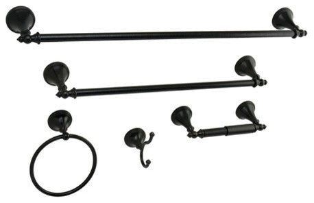 Kingston Brass 5-Piece Bathroom Accessory Set, Oil Rubbed Bronze