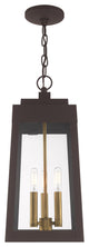 Transitional Outdoor Pendant Lantern, Bronze