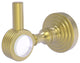 Pacific Grove Robe Hook with Groovy Accents, Satin Brass