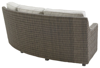 Curved Sectional Armless Sofa