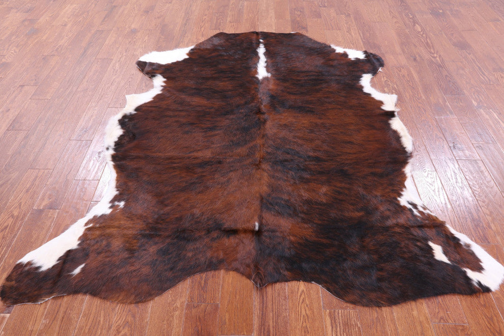 Organic Natural Hair-On Cowhide Area Rug 6' 11" X 6' 5" C1697