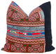 Large Antique Hmong Floral Pillow