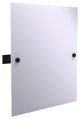 Montero Contemporary Frameless Beveled Edge Tilt Mirror, Oil Rubbed Bronze