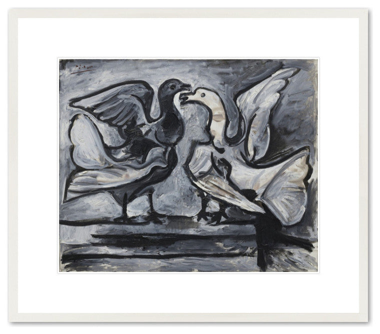 Two Doves with Wings Spread (Deux pigeons aux ailes d'ploy'es), March 16-19, 196