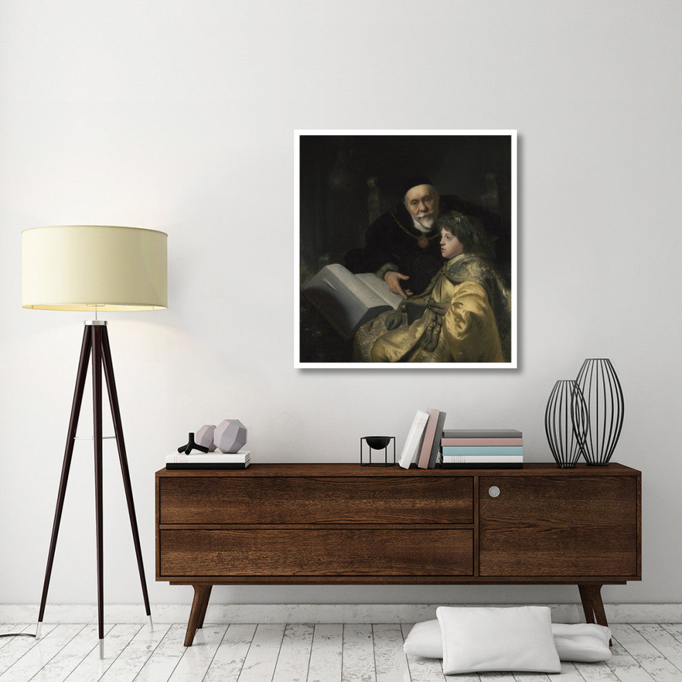 "Prince Charles Louis of the Palatinate, Wolrad von Plessens" Paper Art, 39"x42"