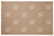 Feather Pattern Spring Chenille Rug, Brown, 4'x6'