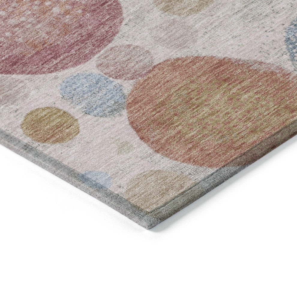 Machine Washable Indoor/Outdoor Chantille ACN1896 Blush 9' x 12' Rug