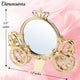 Gold Plated Cinderella Princess Coach Mirror