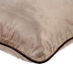 Throw Pillow Covers 18" x 18" Cushion Cover Brown Velvet Solid - Creamy Browns