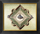 "Arcis Uraniburgi" Framed Canvas Giclee by Joan Blaeu, 20x17"