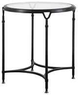 Uttermost Samson Glass Side Table