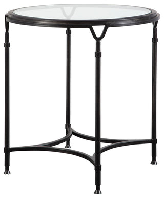 Uttermost Samson Glass Side Table