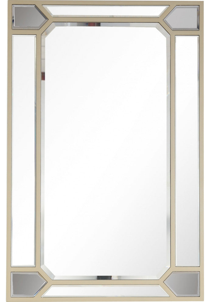 Antiqued Silver Wall Mirror