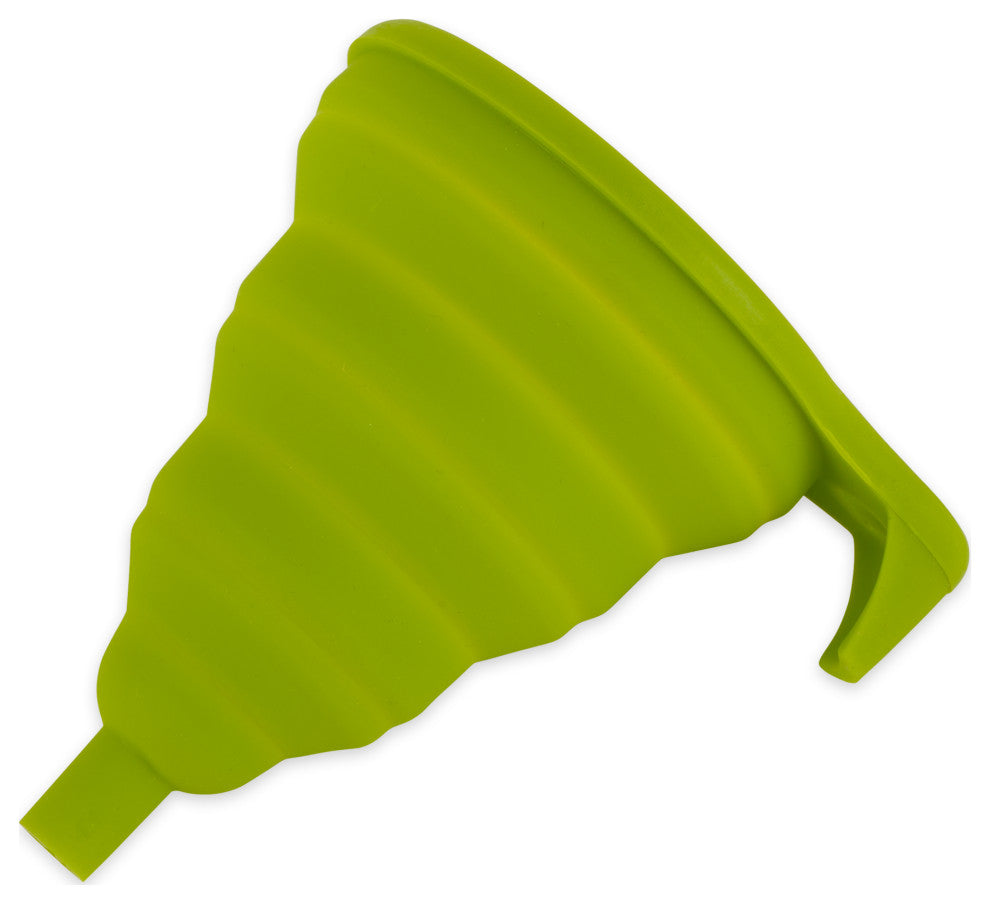 Silicone Funnel - Collapsible - Green