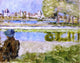 Edouard Vuillard Chateau du Fontainebleau, 20"x25" Wall Decal